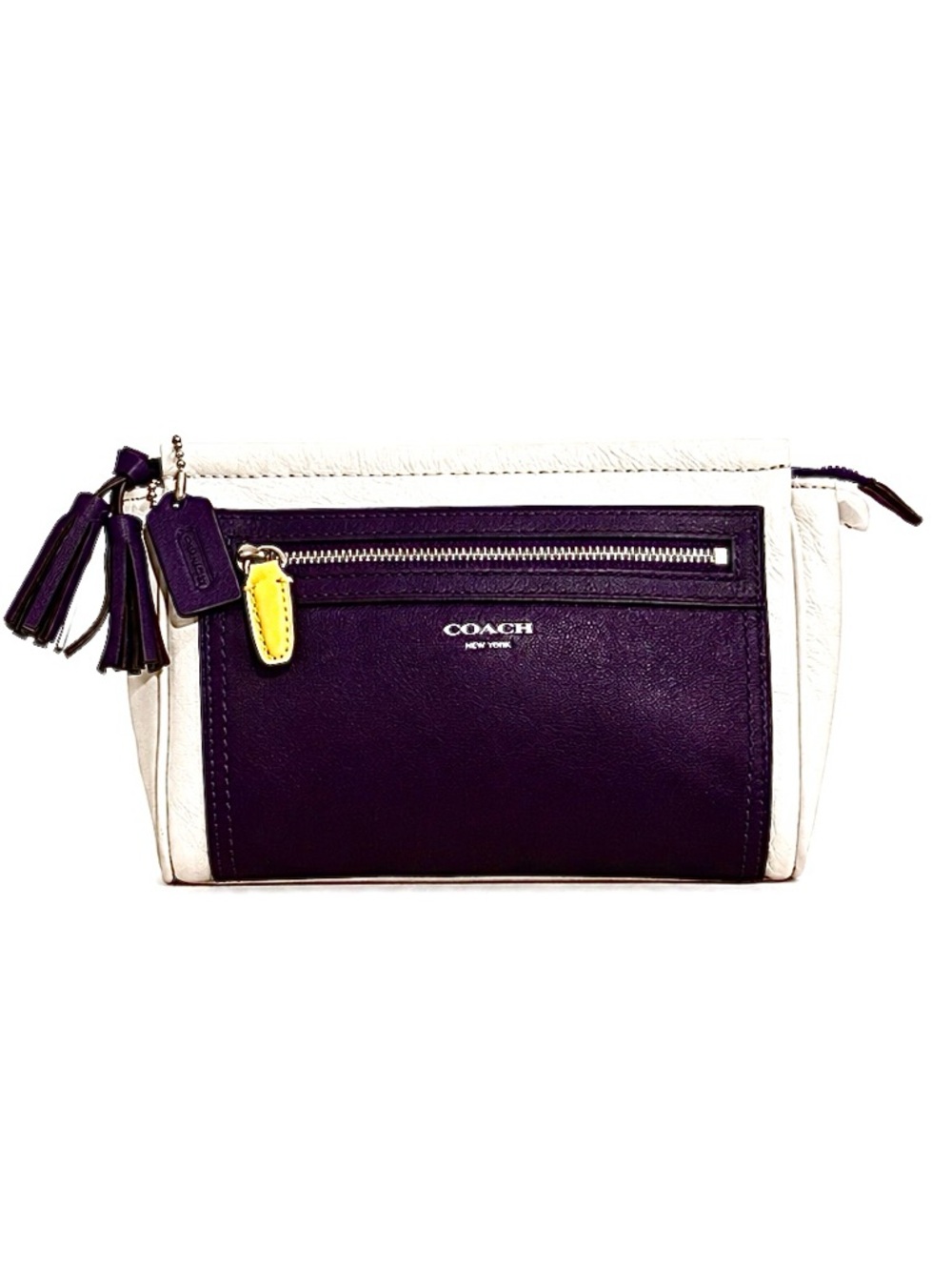 COACH Legacy Colorblock Leather Large Clutch